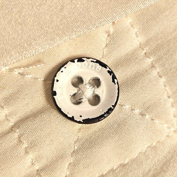 rag & bone Silk Blouse M – Minimalist Chic Neutral Capsule Wardrobe layering - Picture 5 of 11